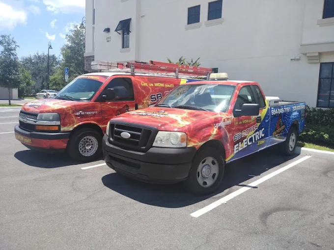 SB Power Electric service trucks - fully equipped mobile workshops